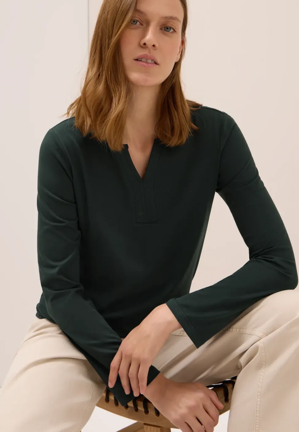 Shirt im Tunika-Look