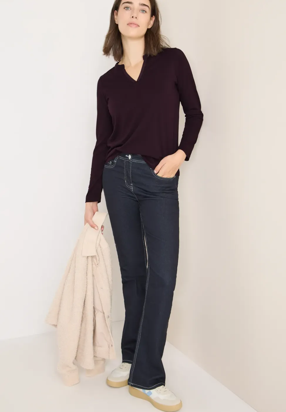 Shirt im Tunika-Look