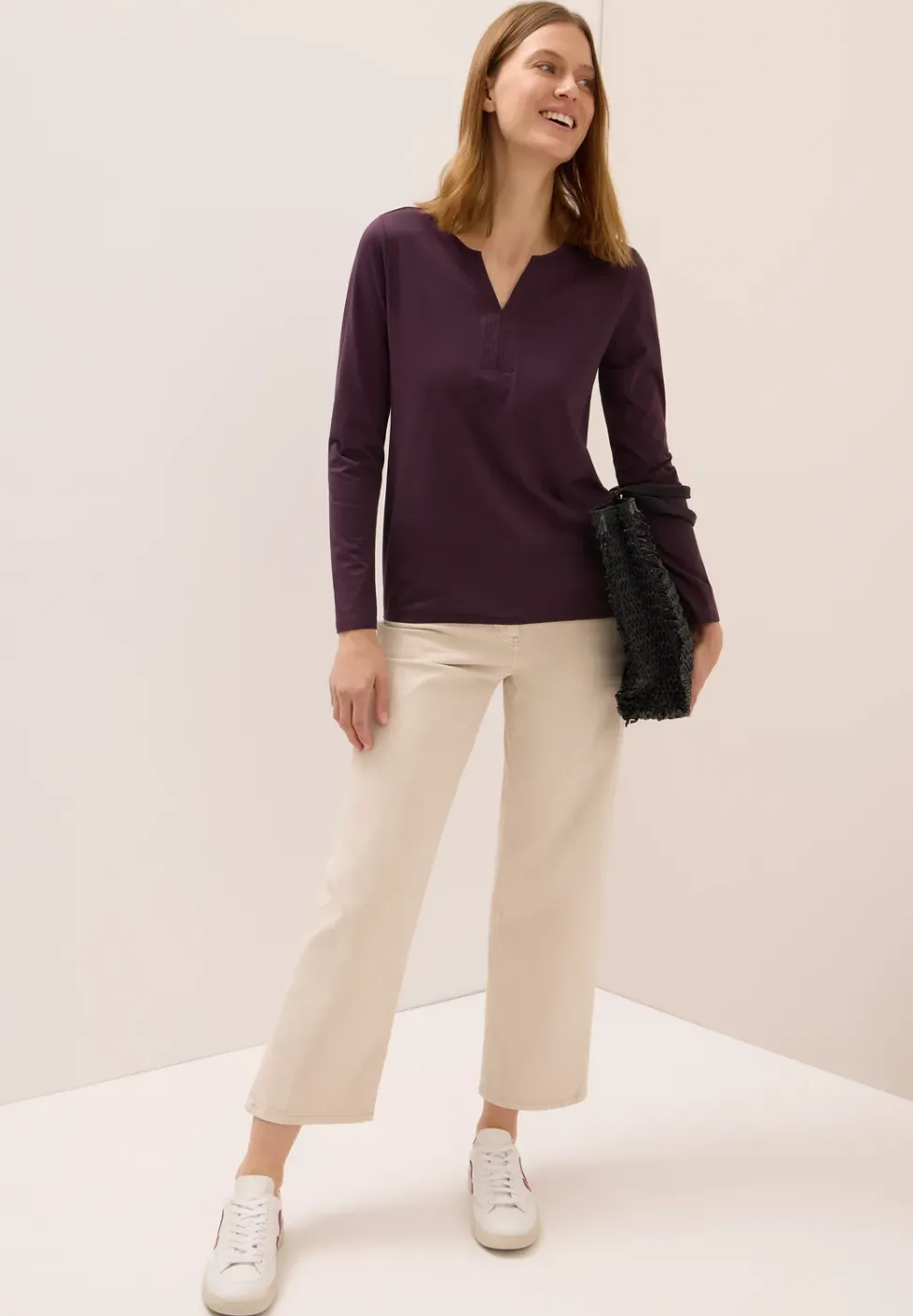 Shirt im Tunika-Look