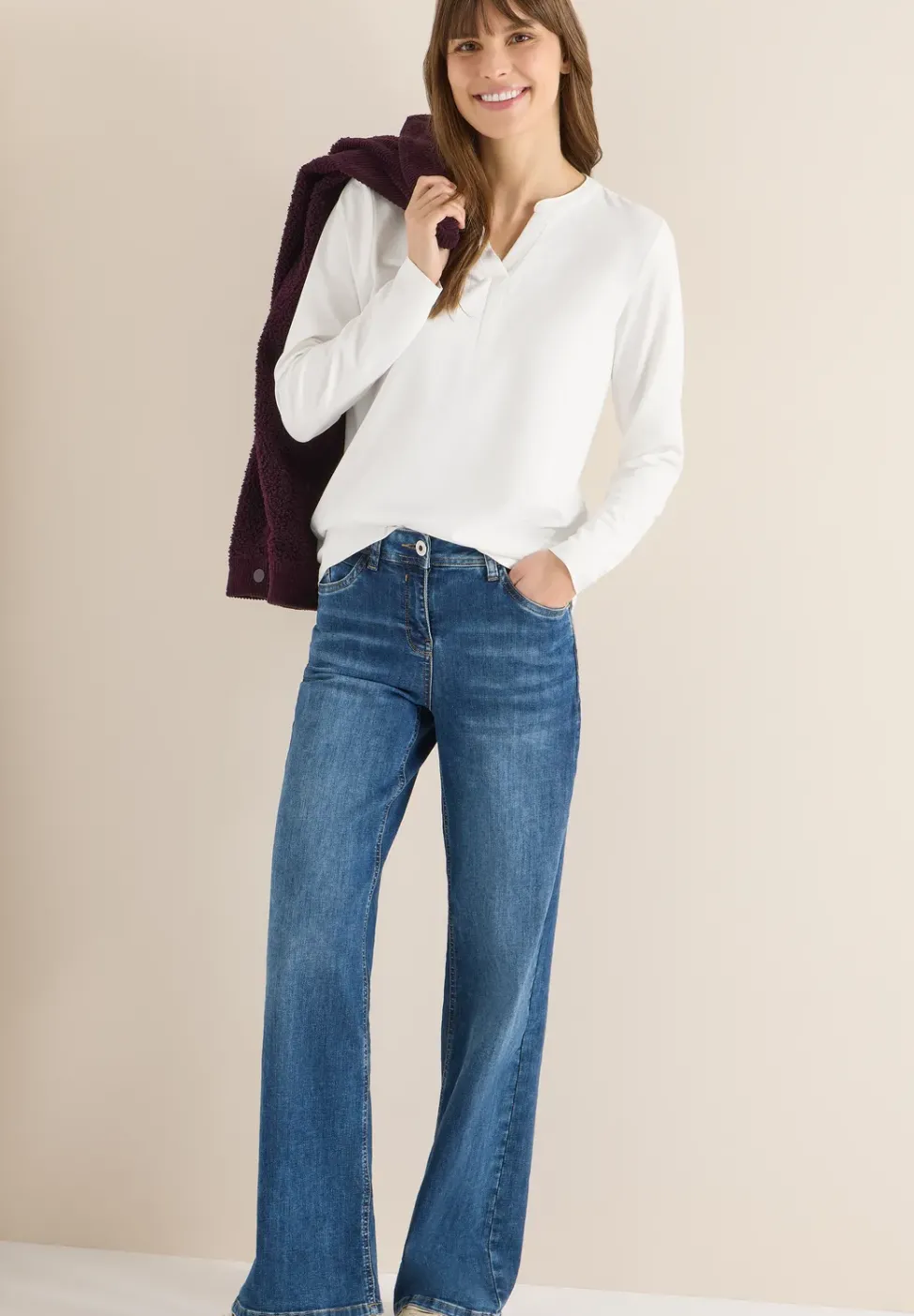 Shirt im Tunika-Look