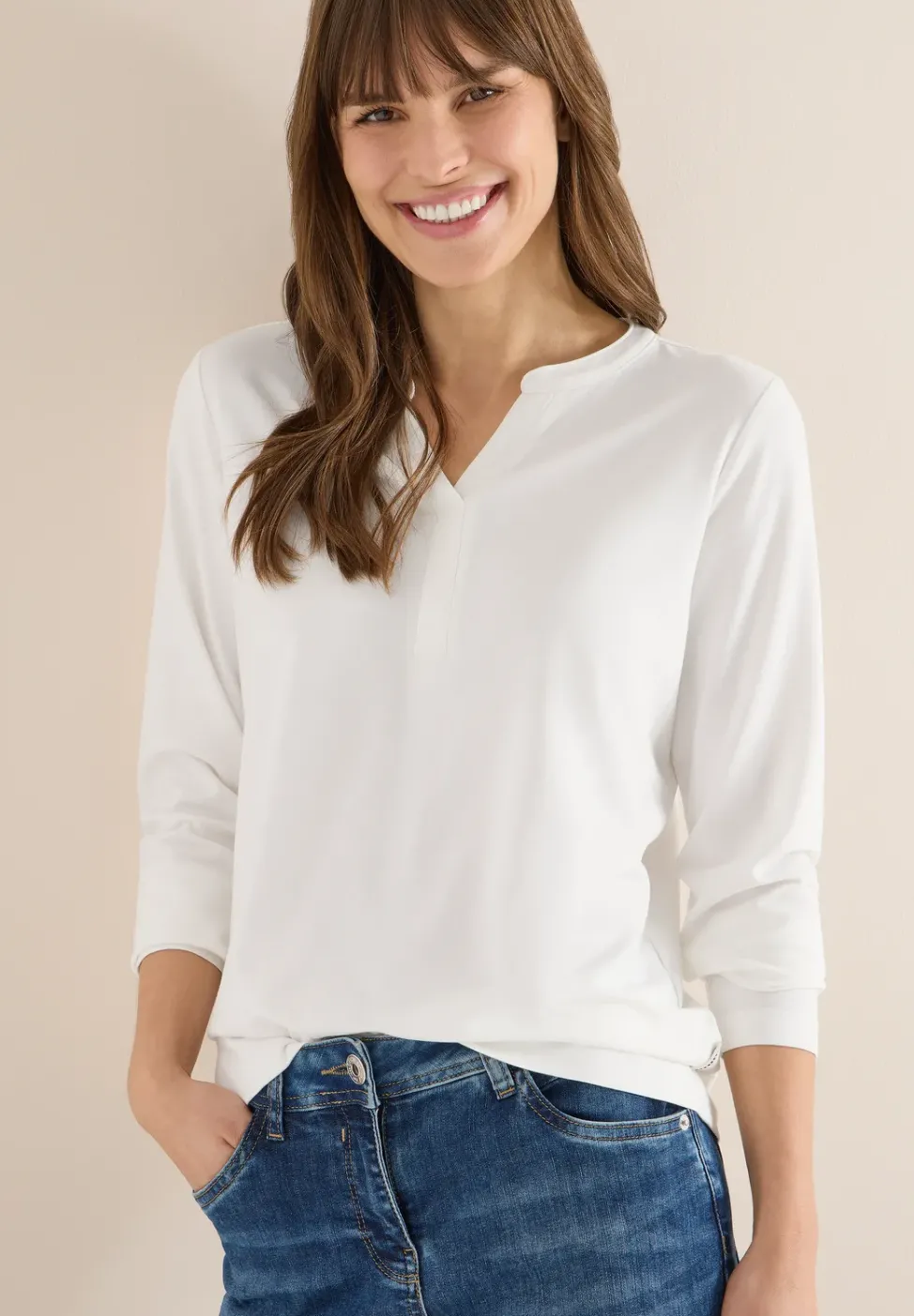 Shirt im Tunika-Look