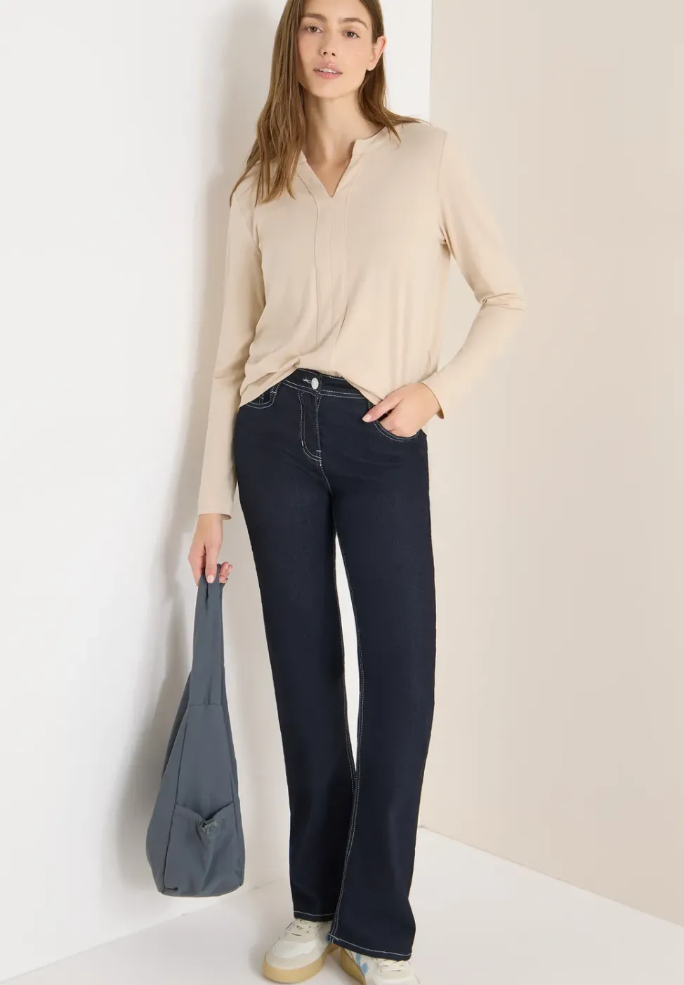 Shirt im Tunika-Look