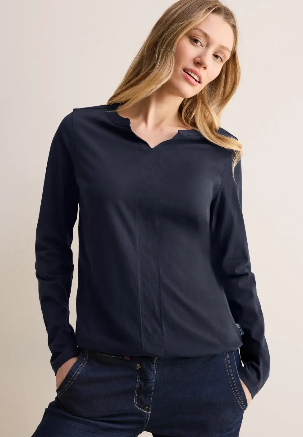 Shirt im Tunika-Look