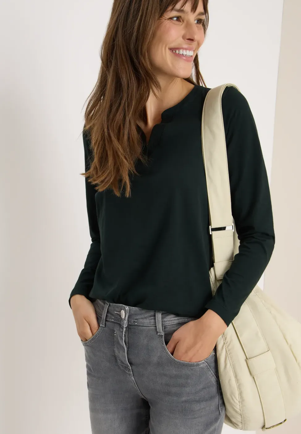 Shirt im Tunika-Look