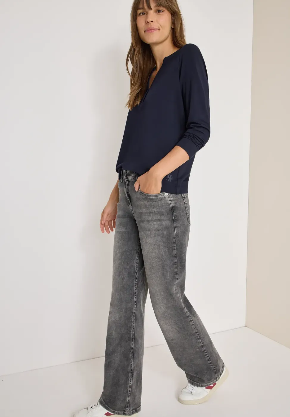 Shirt im Tunika-Look