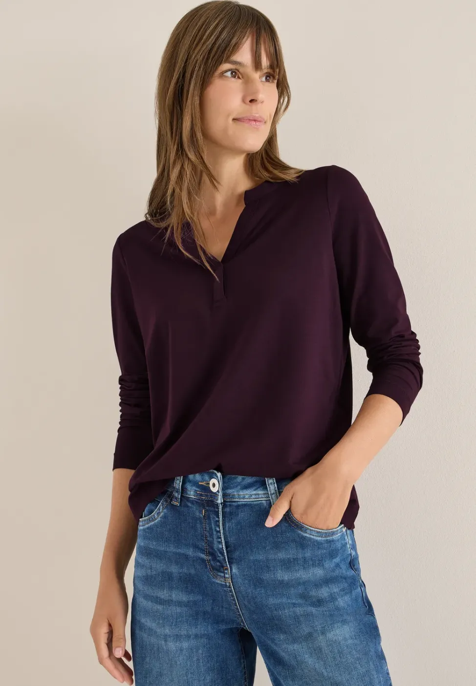 Shirt im Tunika-Look