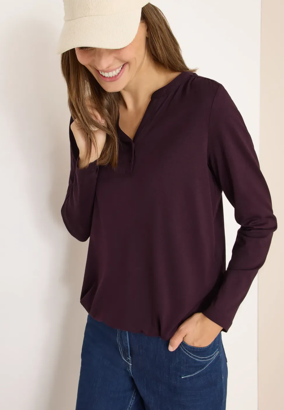 Shirt im Tunika-Look