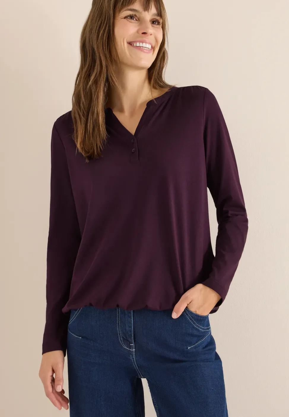 Shirt im Tunika-Look