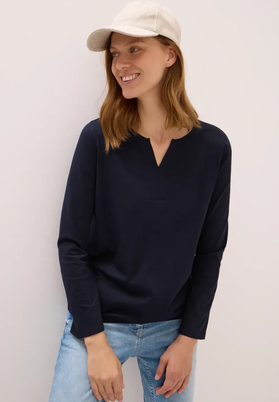 Shirt im Tunika-Look