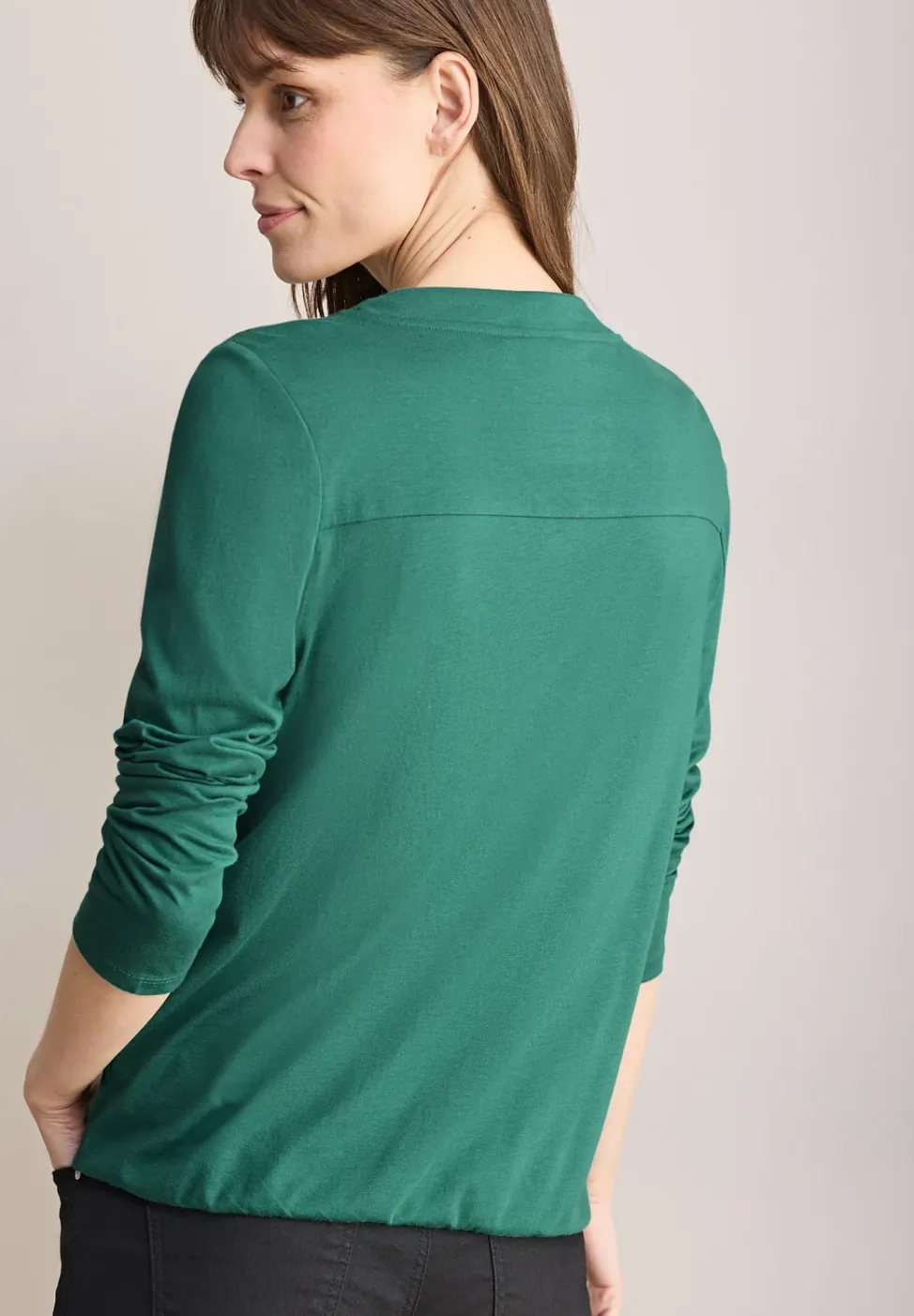 Shirt im Tunika-Look