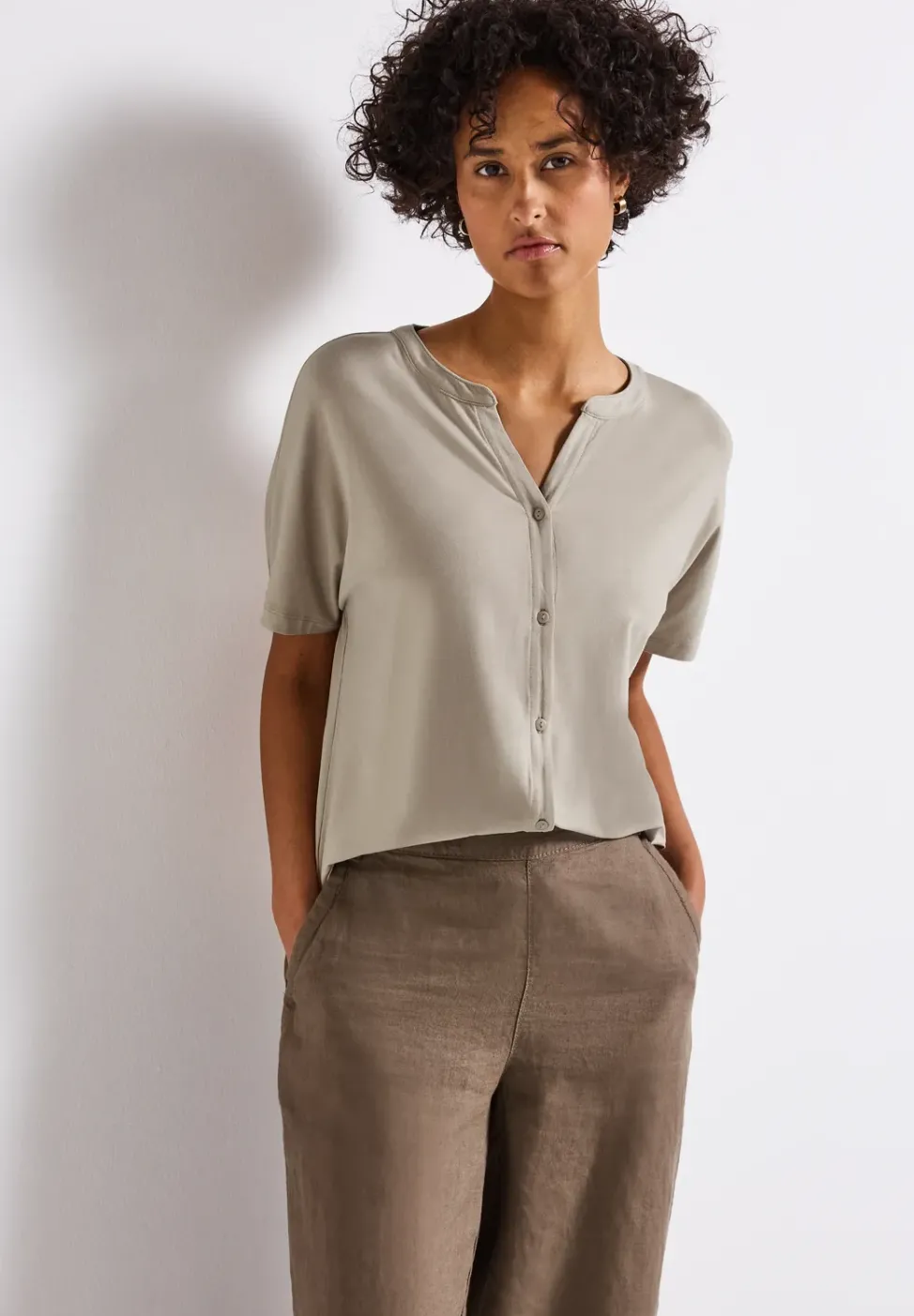 Shirt im Tunika-Look
