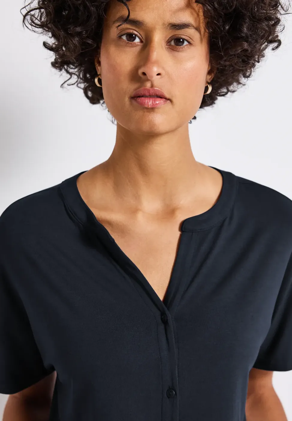 Shirt im Tunika-Look