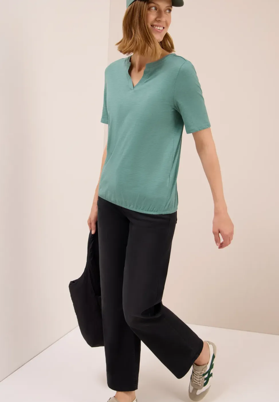 Shirt im Tunika-Look