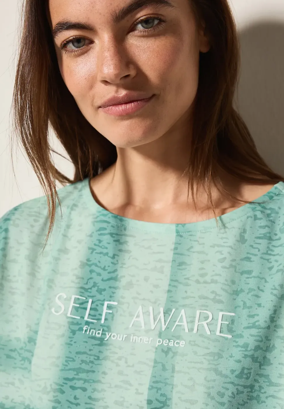 Shirt in Ausbrenner-Optik