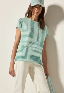 Shirt in Ausbrenner-Optik