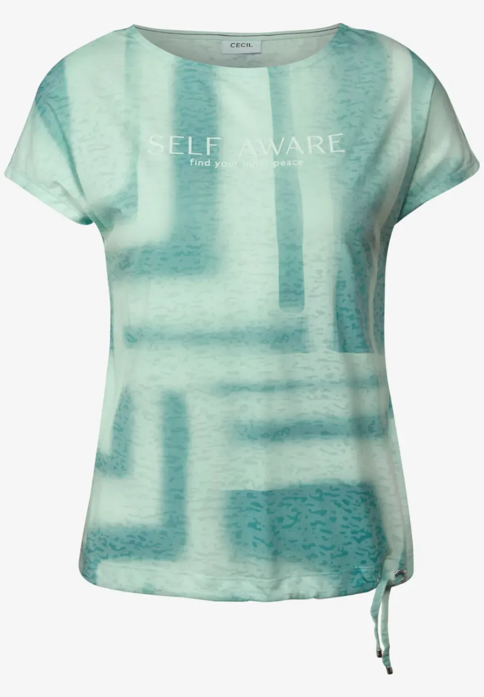 Shirt in Ausbrenner-Optik