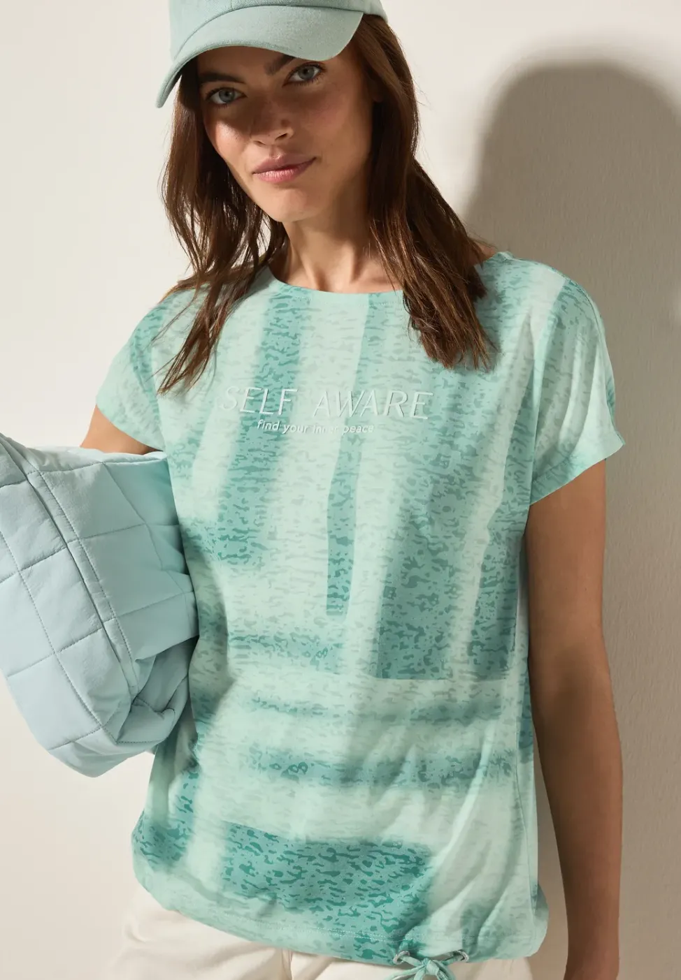 Shirt in Ausbrenner-Optik