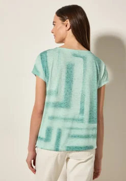 Shirt in Ausbrenner-Optik