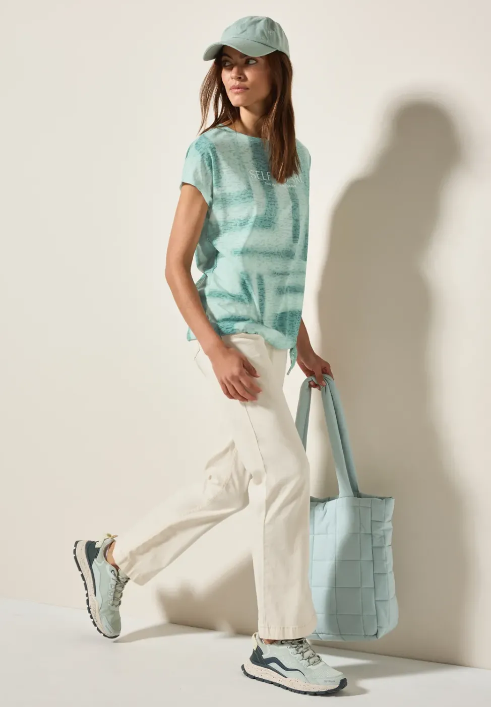 Shirt in Ausbrenner-Optik