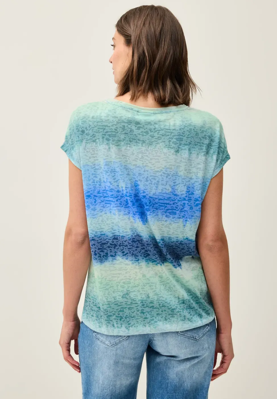 Shirt in Ausbrenner-Optik