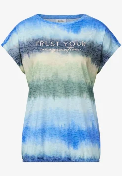 Shirt in Ausbrenner-Optik