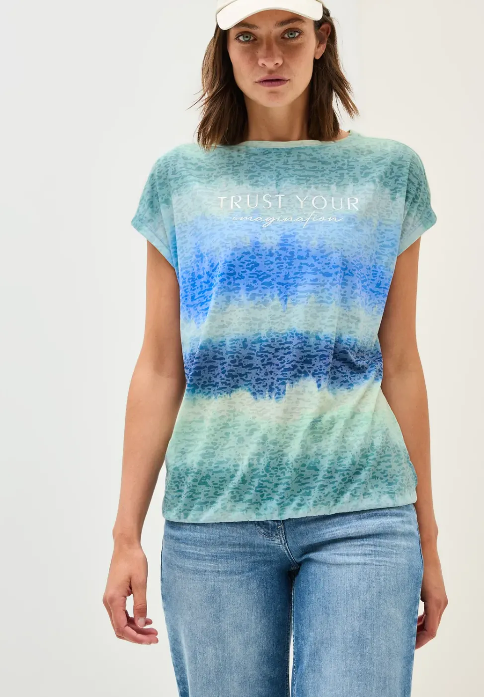 Shirt in Ausbrenner-Optik