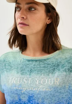 Shirt in Ausbrenner-Optik