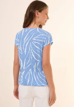 Shirt in Ausbrenner-Optik