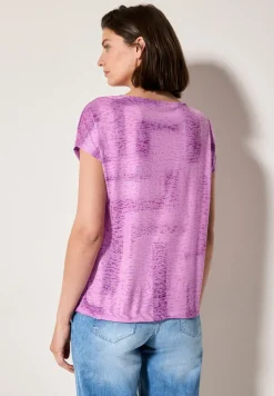 Shirt in Ausbrenner-Optik