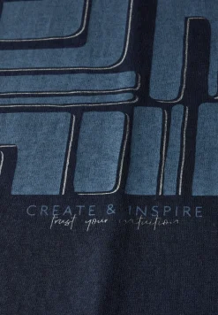 Shirt in Leinen-Optik