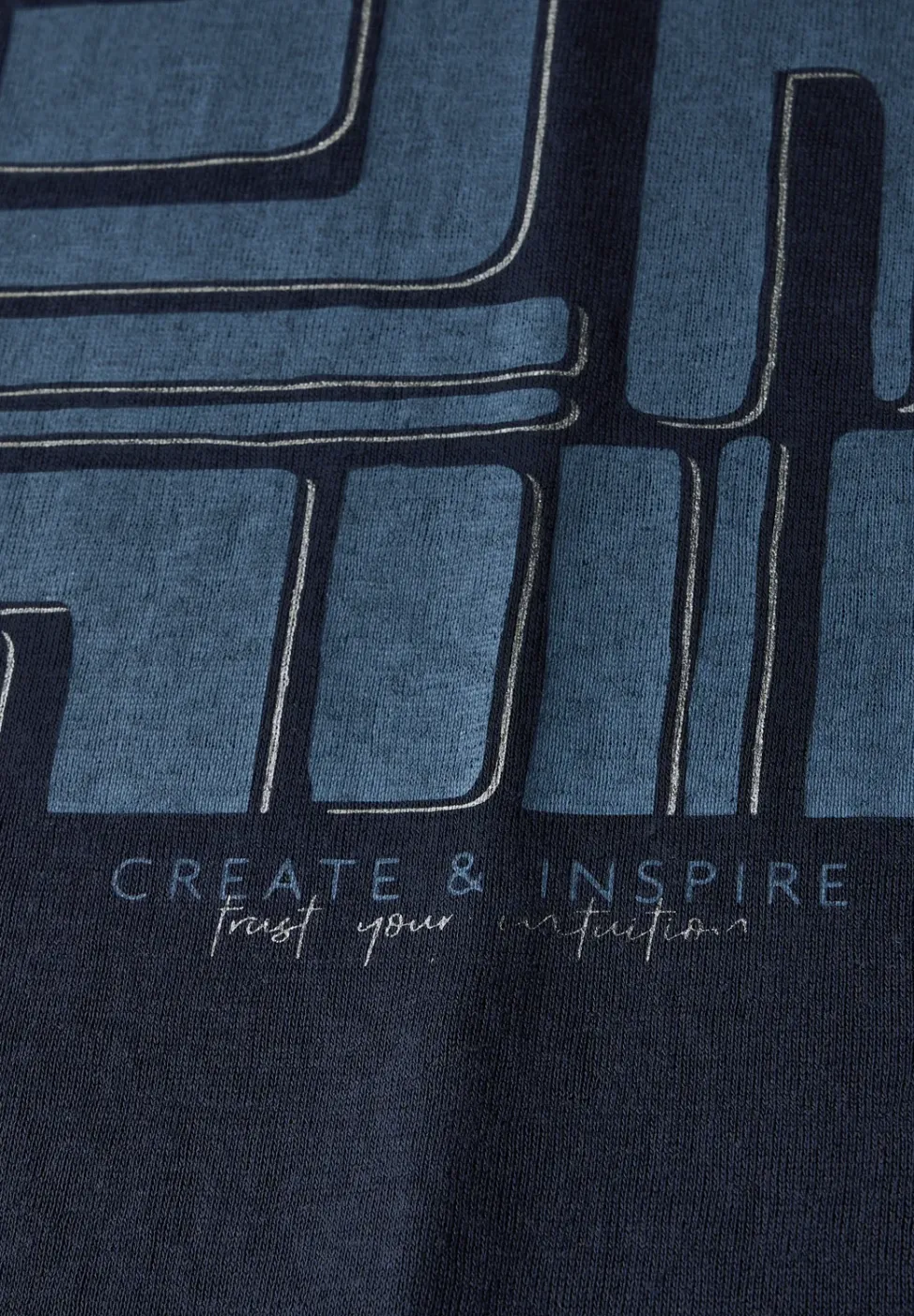 Shirt in Leinen-Optik