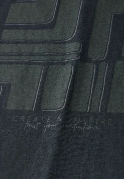 Shirt in Leinen-Optik