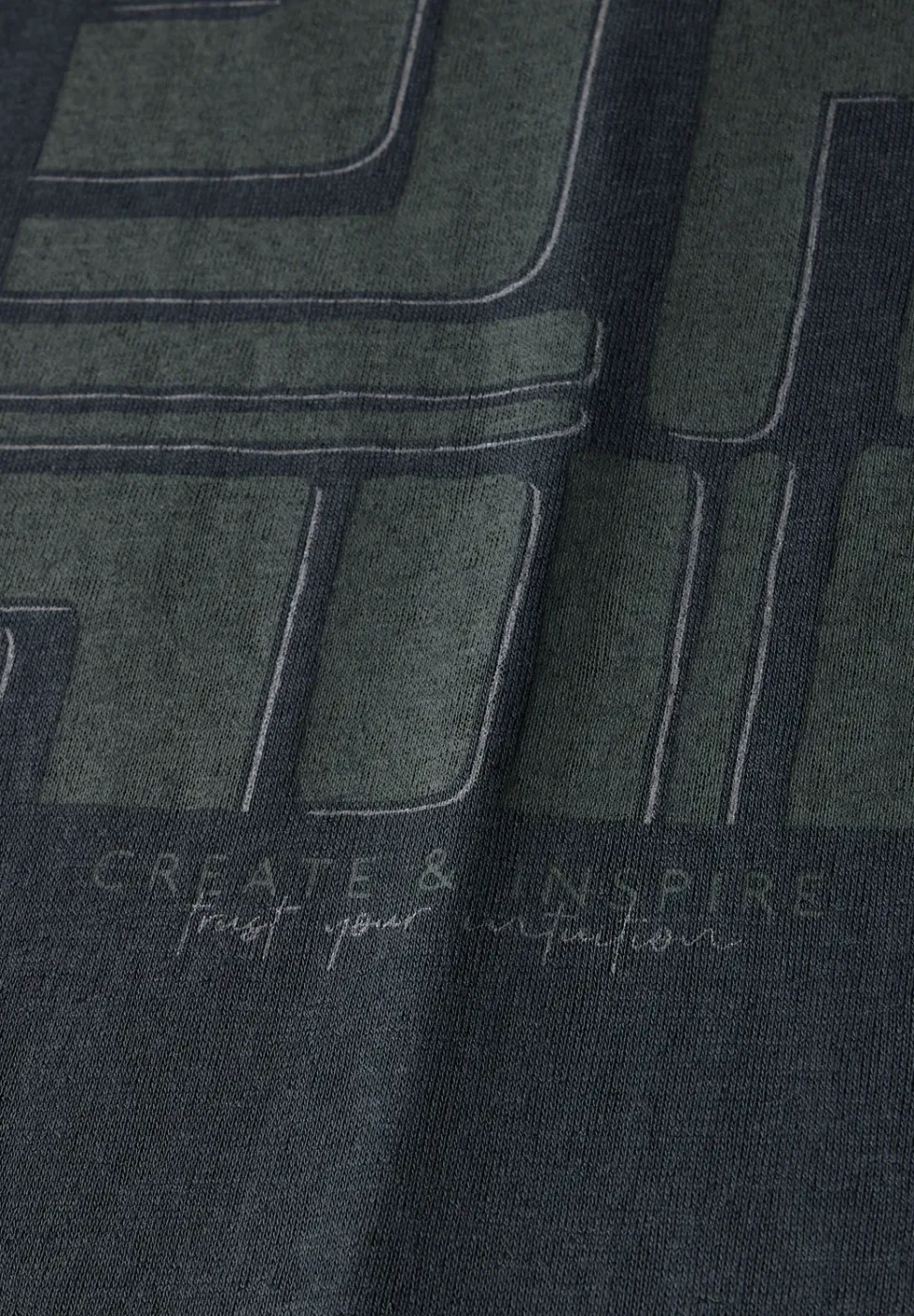 Shirt in Leinen-Optik