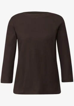 Shirt in Rippstruktur