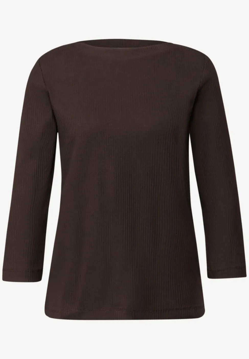 Shirt in Rippstruktur