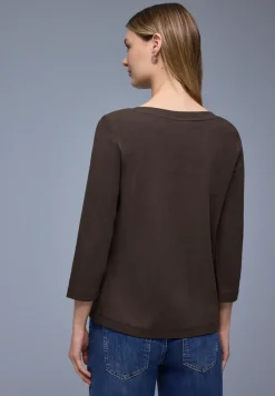 Shirt in Rippstruktur