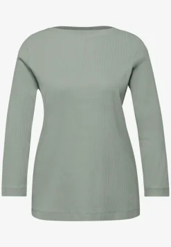 Shirt in Rippstruktur