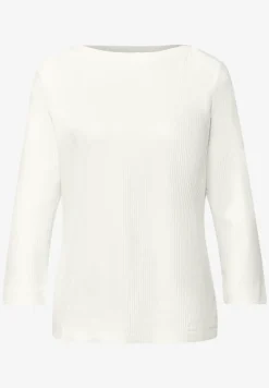 Shirt in Rippstruktur