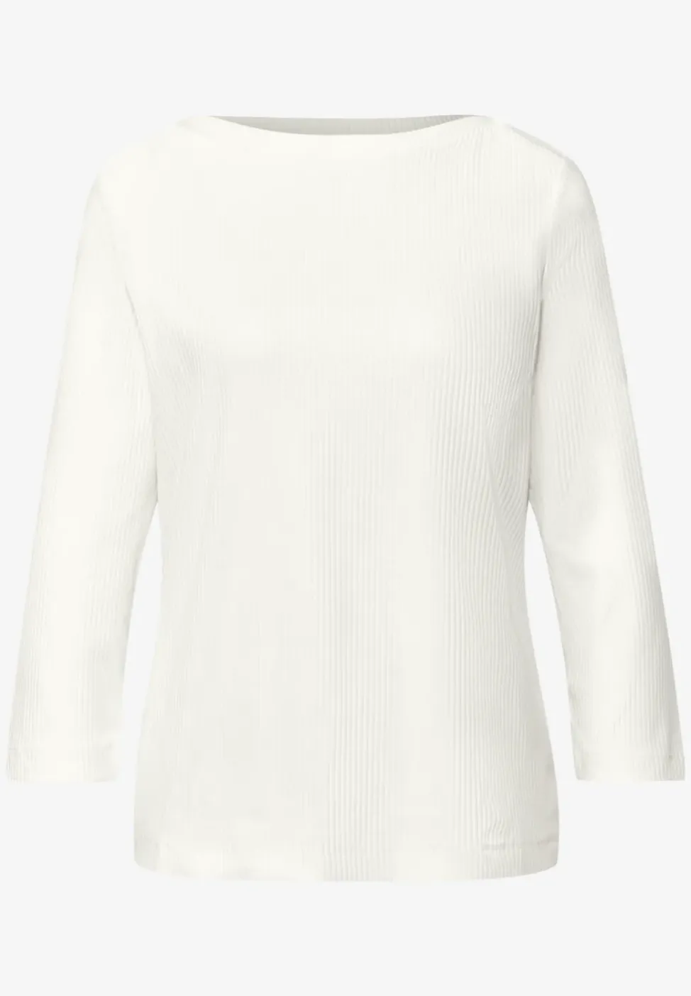 Shirt in Rippstruktur