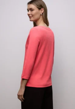 Shirt in Rippstruktur