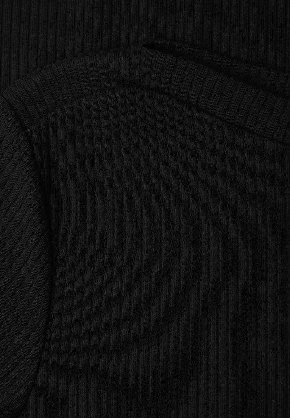Shirt in Rippstruktur