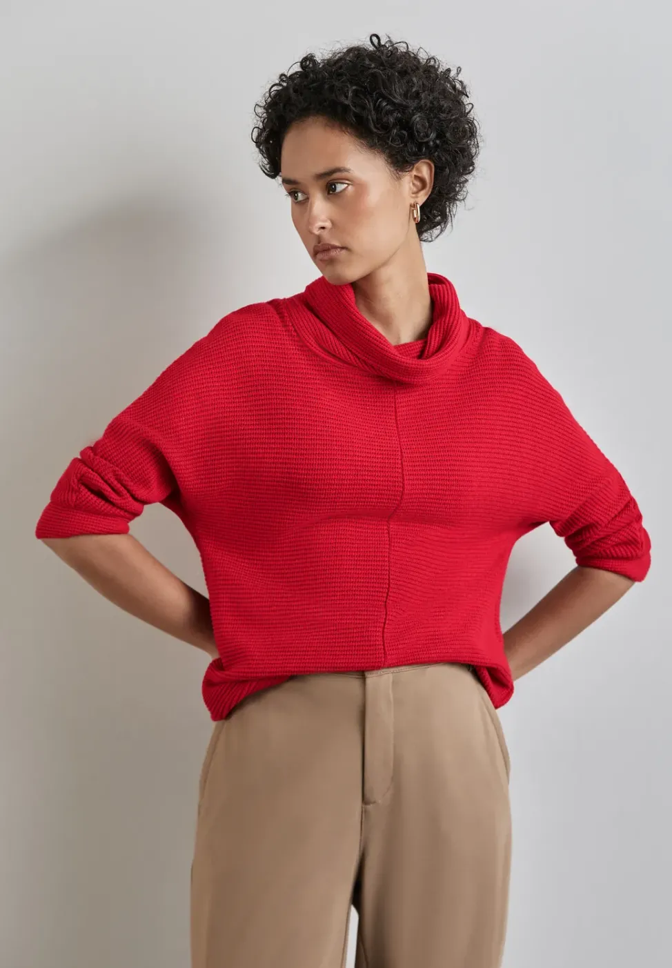 Shirt in Strick-Optik