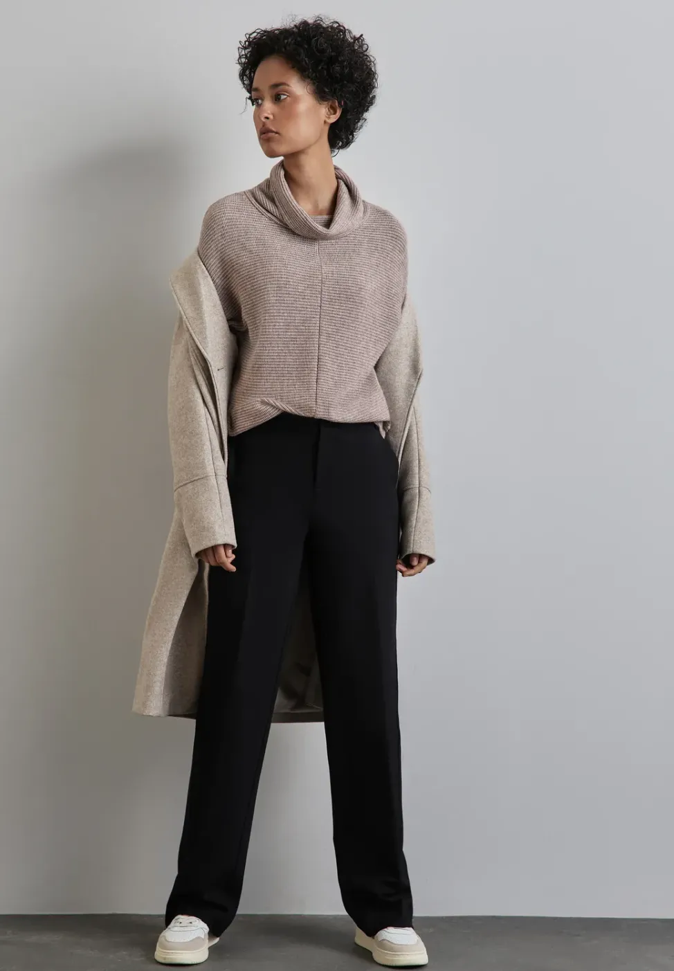Shirt in Strick-Optik