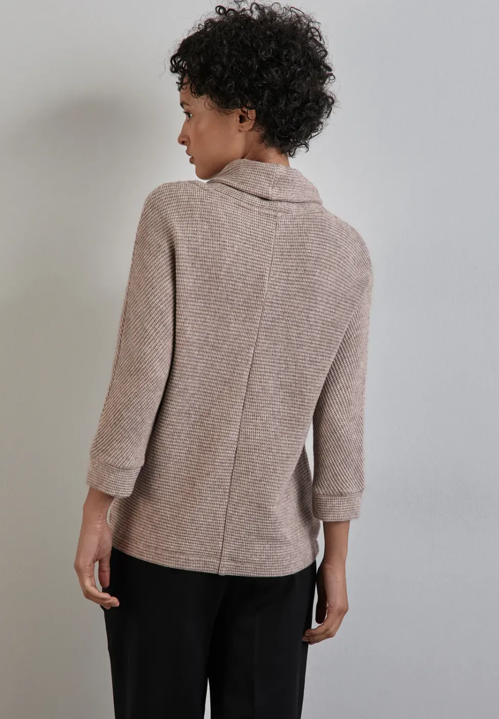Shirt in Strick-Optik