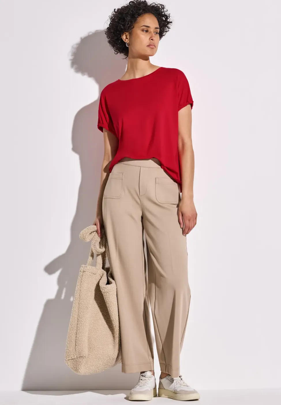 Shirt in Unifarbe
