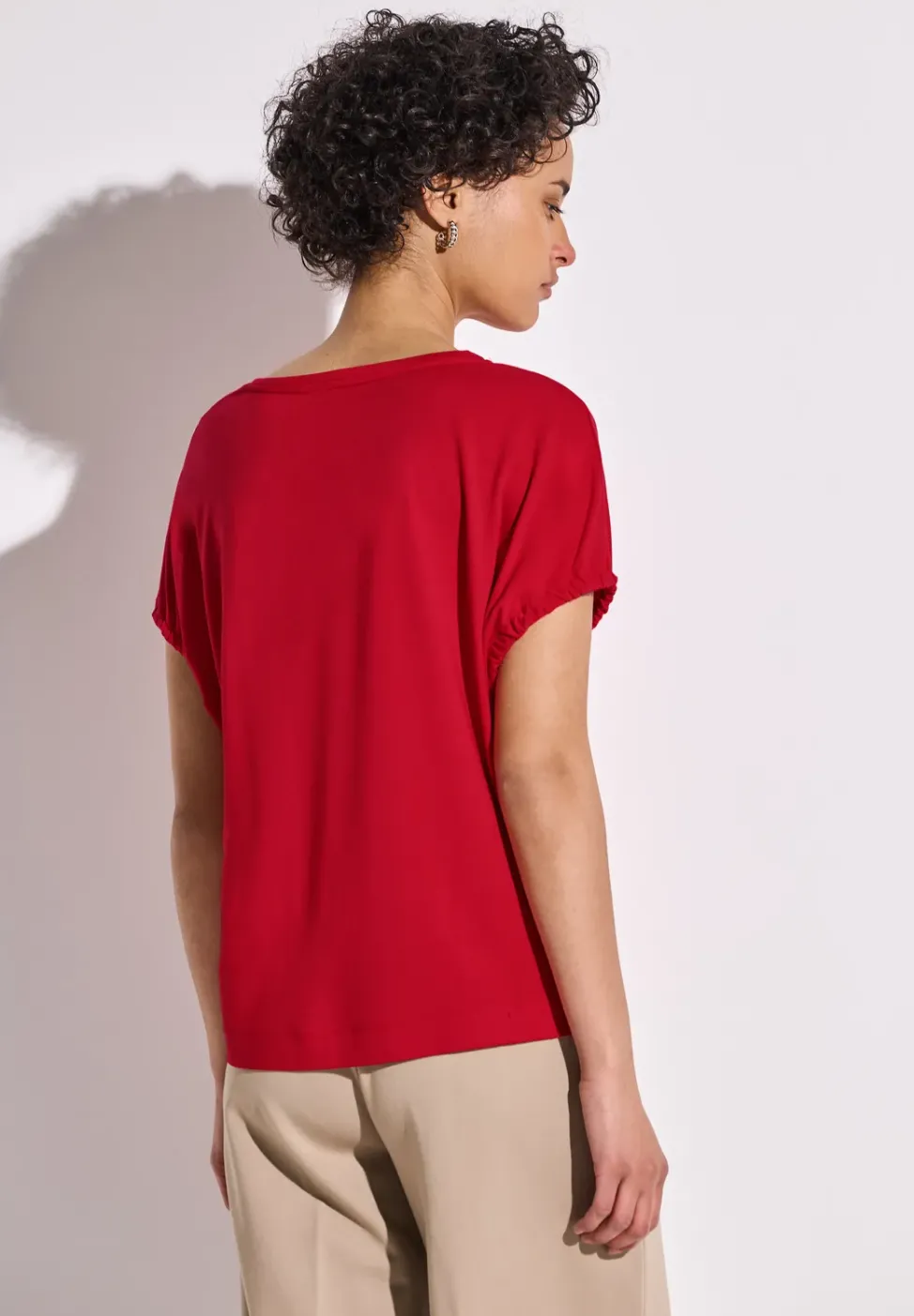 Shirt in Unifarbe