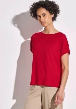 Shirt in Unifarbe