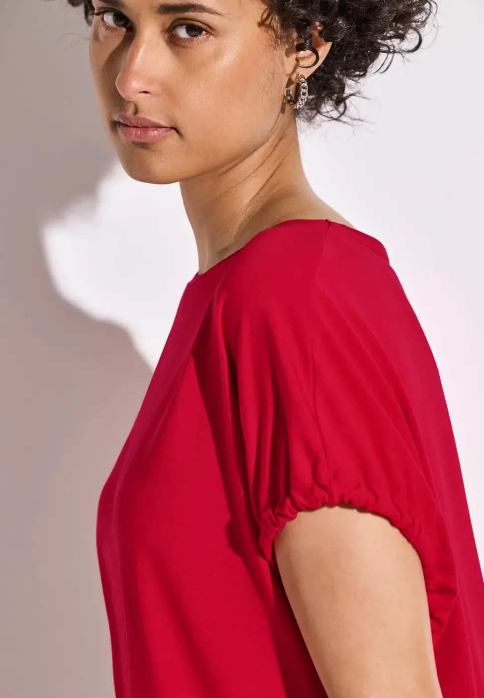 Shirt in Unifarbe