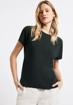 Shirt in Unifarbe