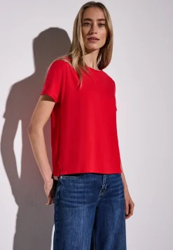 Shirt in Unifarbe